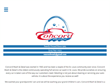 Tablet Screenshot of concordwash.com